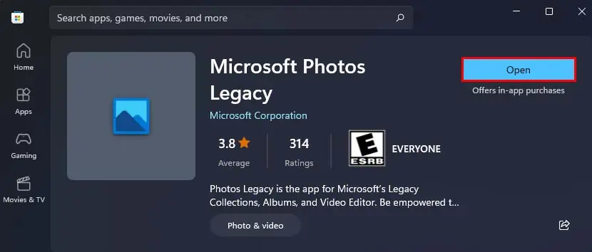 How to Compress a Video and Reduce File Size 5 open-microsoft-photos-legacy