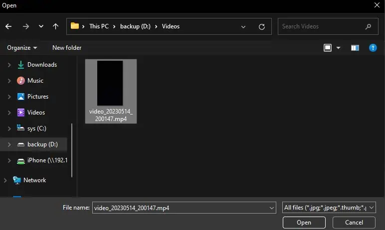 How to Compress a Video and Reduce File Size 8 open-video-in-microsoft-video-editor