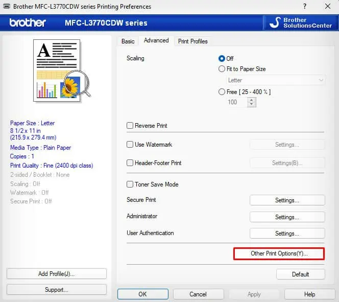 other-print-options
