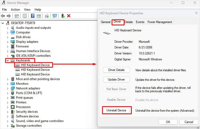 6 Ways to Fix Enter Key Not Working on Windows 7 reinstall-keyboard-driver-enter-key-not-working