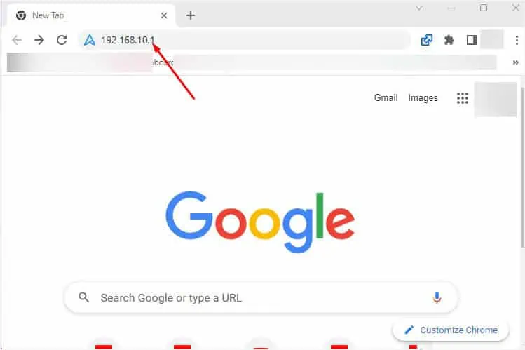 How to Change Wi-Fi Password? Step-by-Step Guide 12 router-ip-in-chrome