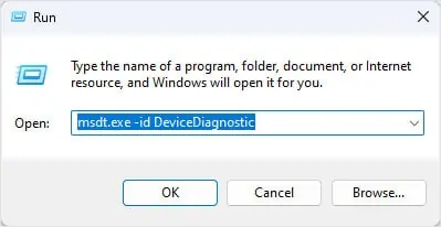 Logitech M325 Mouse Not Working? Try These 8 Fixes 1 run-hardware-troubleshooter-logitech-m325-not-working