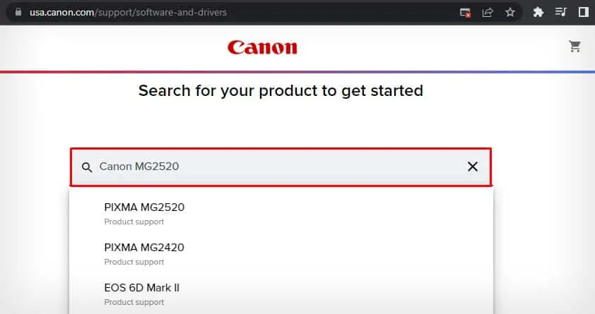 Canon Printer Printing Blank Pages? Try These 7 Proven Fixes 2 search-canon-printer-driver-in-official-site