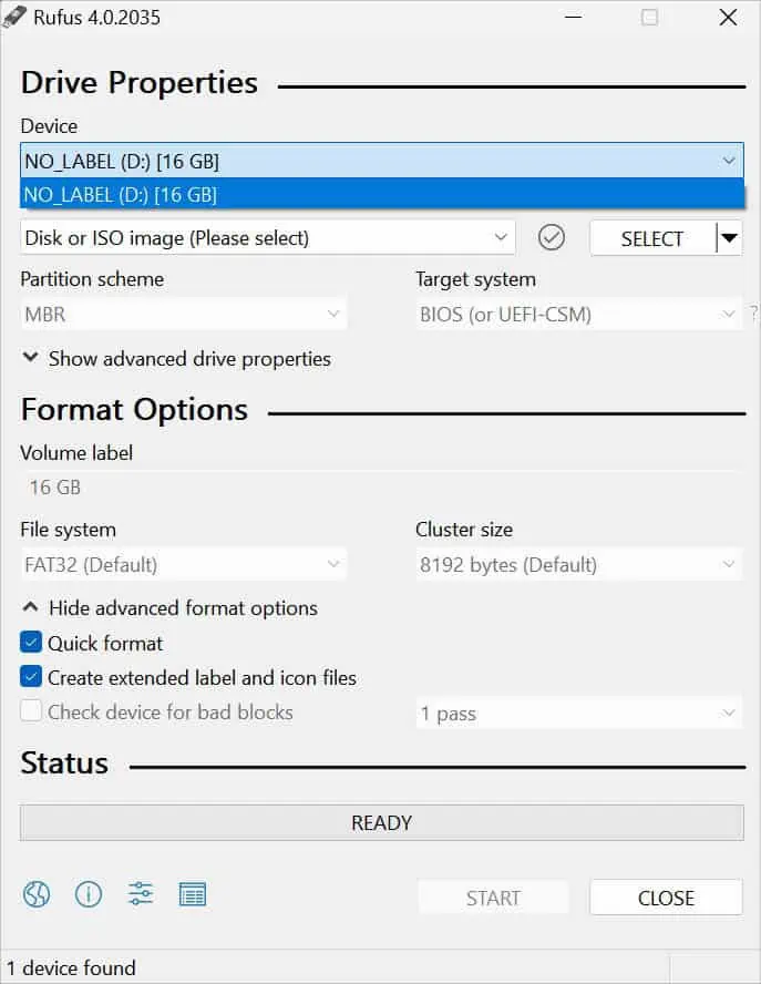 select-device-in-rufus