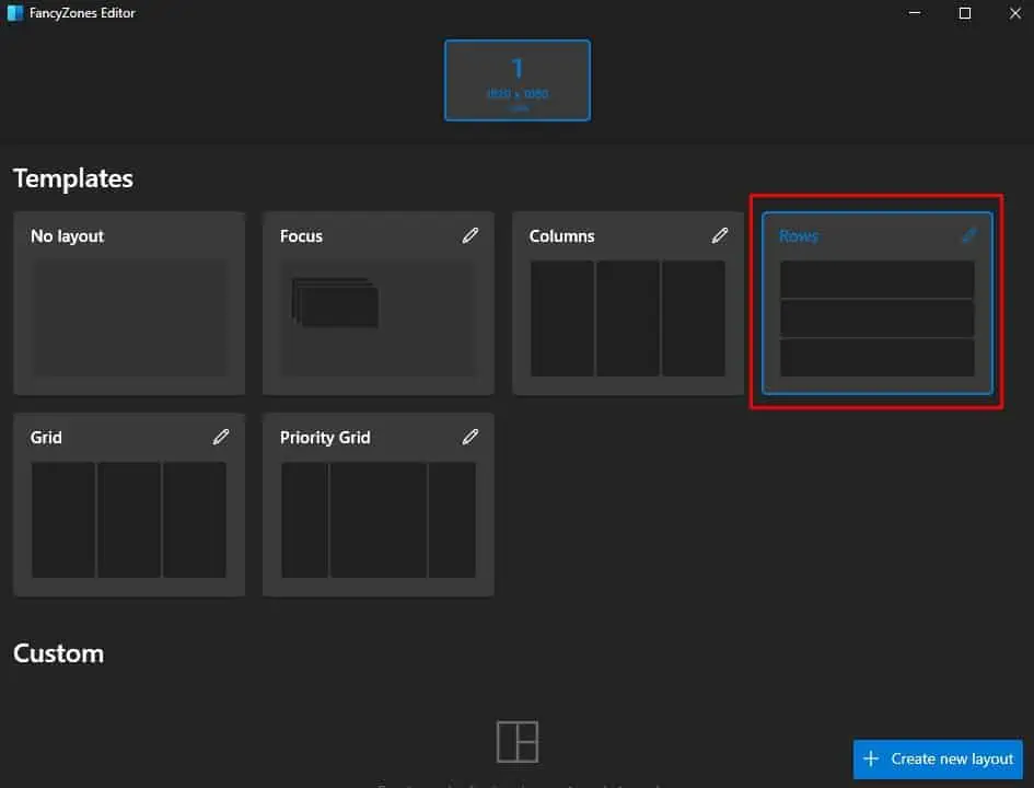 How to Split Screen on Dell Laptop 9 select-layout-fancy-zones-editor