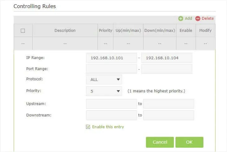How to Configure Bandwidth Control on TP-Link Router (Step-by-Step Guide) 19 setting-ip-address-in-ip-range-multiple-devices