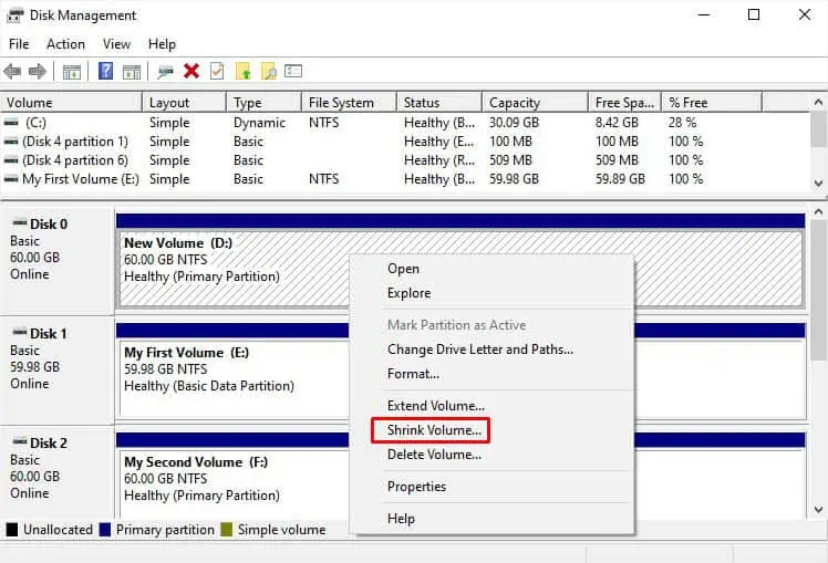 shrink-volume-to-create-more-partitions