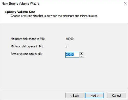 How to Partition a Hard Drive? Detailed Guide 9 specifying-volume-size