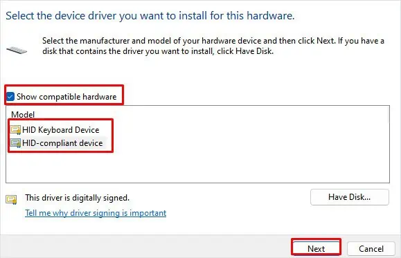 6 Ways to Fix Enter Key Not Working on Windows 6 use-another-keyboard-driver-enter-key-not-working-1