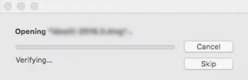 What is DMG File? How to Open It? 3 verifying-to-open-dmg-file