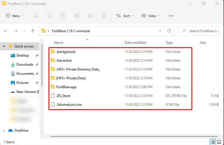 What is DMG File? How to Open It? 13 view-dmg-file-content-after-extract