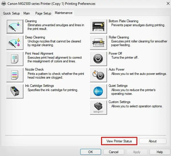 view-printer-status-button-on-canon-printer