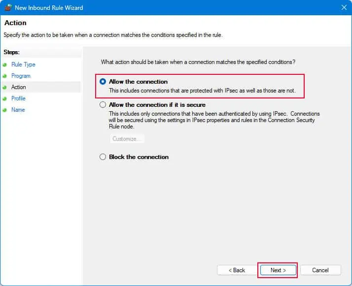allow-connection-on-firewall