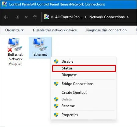 check-ethernet-wifi-status-router-ip-address