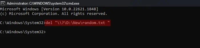 Fix: Could Not Find This Item This is No Longer Located 1 del-long-device-path-command-prompt