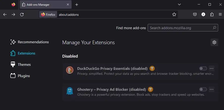 Fix: This Video Can’t Be Played (Error Code 224003) 13 disable-firefox-extensions