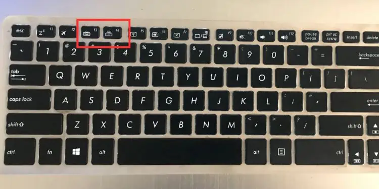 ASUS Keyboard Light When Not Working? Try These 10 Fixes 1 f3-f4-keys-to-toggle-keyboard-backlight-on-asus