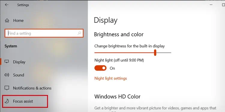 Can You Enable "Do Not Disturb" on Your Computer? 2 focus-assist-menu