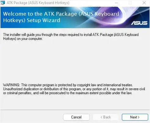 ASUS Keyboard Light When Not Working? Try These 10 Fixes 7 follow-on-screen-instructions-to-complete-atk-package-installation-on-asus-laptop