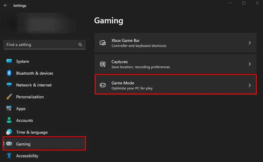 Why is My OBS Recording Choppy? 7 Ways to Fix It 5 game-mode-windows-setting-obs-recording-choppy