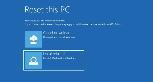 local-reinstall