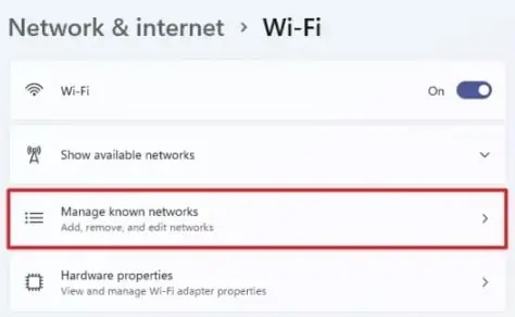 How to Forget a Network on Windows 7 manage-known-network-forget-wifi