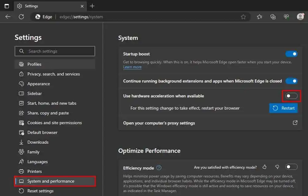 Fix: This Video Can’t Be Played (Error Code 224003) 25 microsoft-edge-turn-off-hardware-acceleration