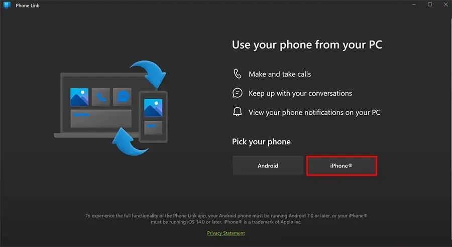microsoft-phone-link-iphone