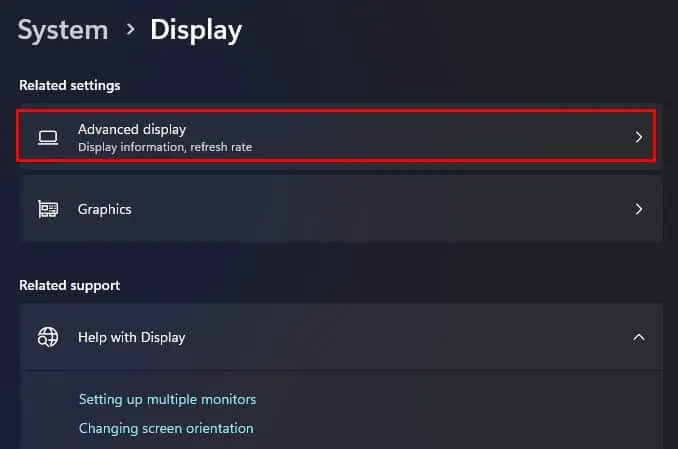 How to Change Your Monitor Refresh Rate 2 open-advanced-display-change-refresh-rate-monitor
