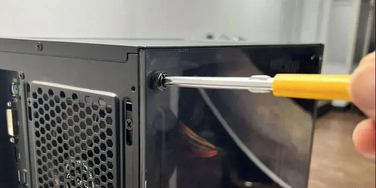 8 Ways to Fix Monitor Blinking On and Off 13 open-pc-side-panel-monitor-blinking-on-and-off