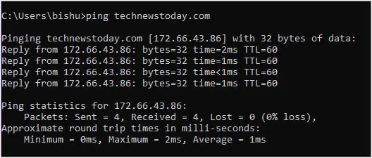 ping-a-website-to-test-internet