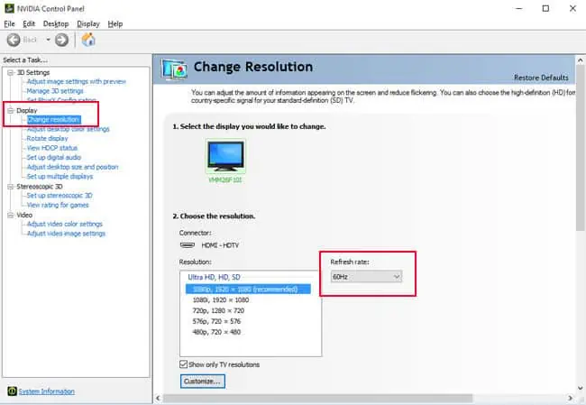 How to Change Your Monitor Refresh Rate 6 set-refresh-rate-nvidia-control-panel