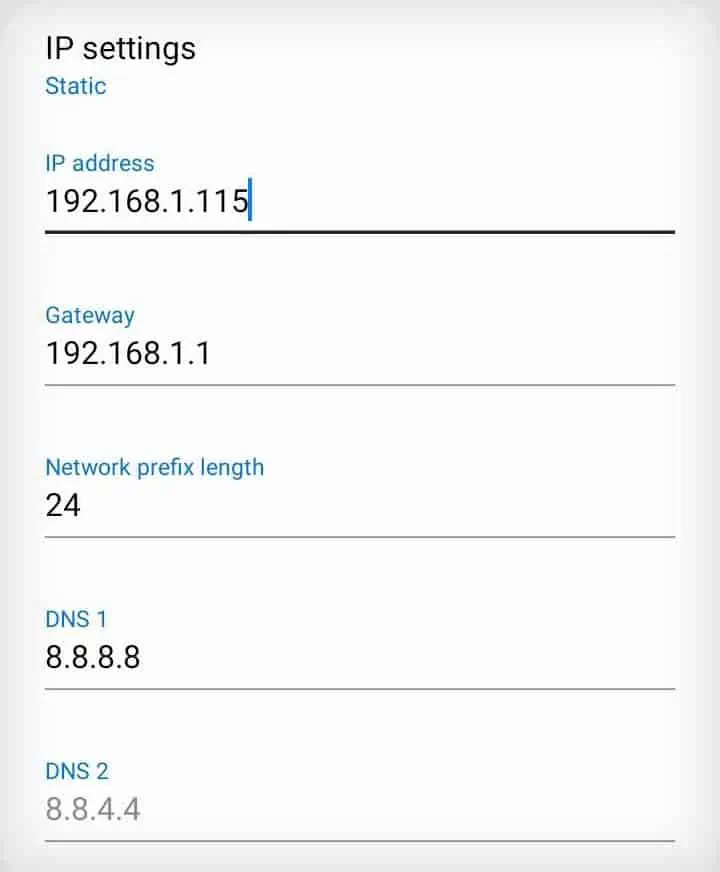 5 Ways to Fix “Failed to Obtain IP Address” 6 set-static-ip-address-parameters