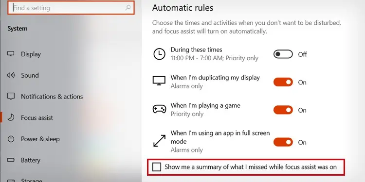 Can You Enable "Do Not Disturb" on Your Computer? 7 show-me-summary-of-events-DND