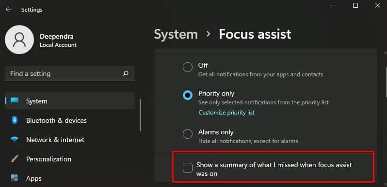 Can You Enable "Do Not Disturb" on Your Computer? 13 show-summary-of-events-DND-21h2
