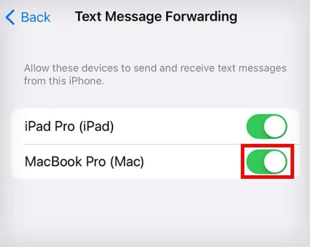 text-message-forwarding-to-macbook