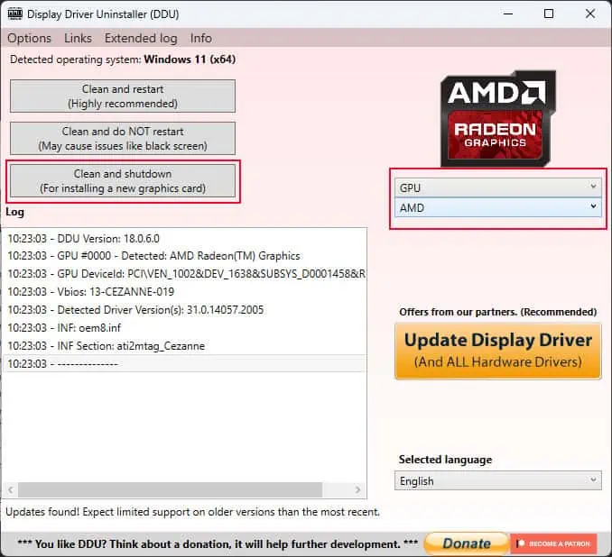 8 Ways to Fix Monitor Blinking On and Off 1 uninstall-driver-using-ddu