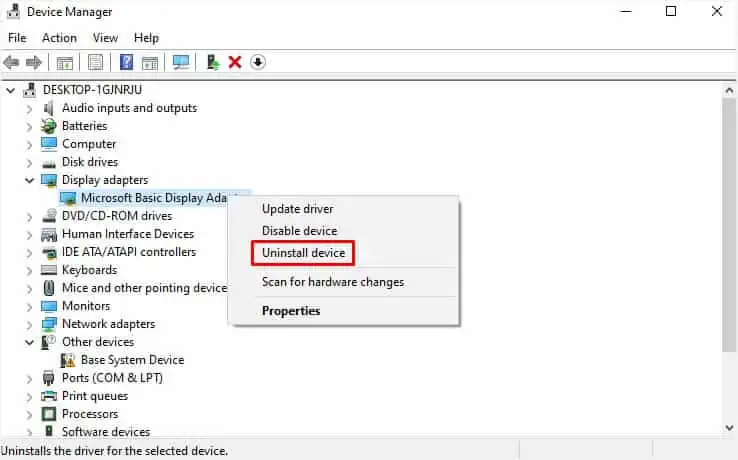 uninstall-graphics-driver-in-safe-mode