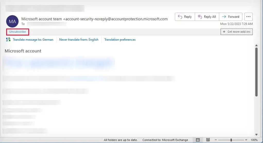 unsubscribe-from-promotional-email-on-outlook