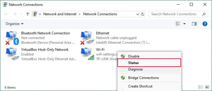 How to Forget a Network on Windows 1 wifi-status-forget-wifi