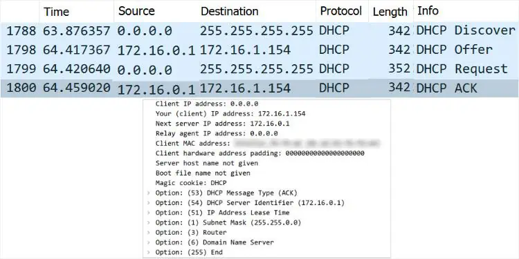 What is DHCP Lease time? Can You Change It? 9 wireshark-dhcp-ack