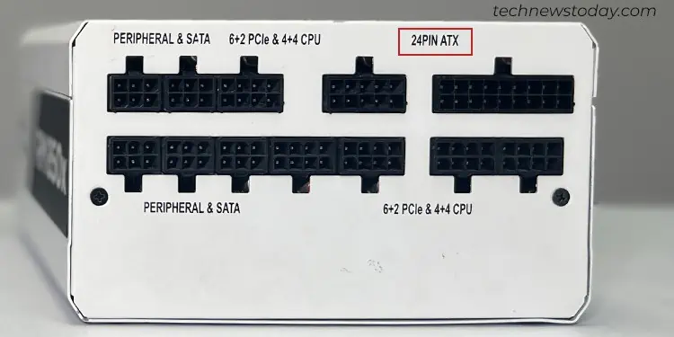 Understanding Power Supply Connectors: All Types Explained 3 24-pin-atx-label-in-psu-1