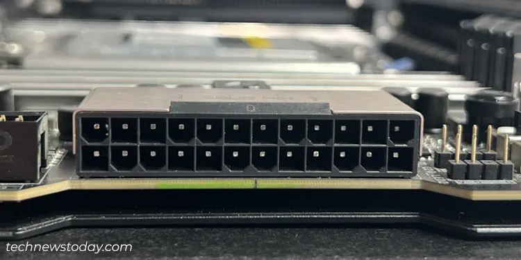 Understanding Power Supply Connectors: All Types Explained 5 24-pin-header-in-motherboard