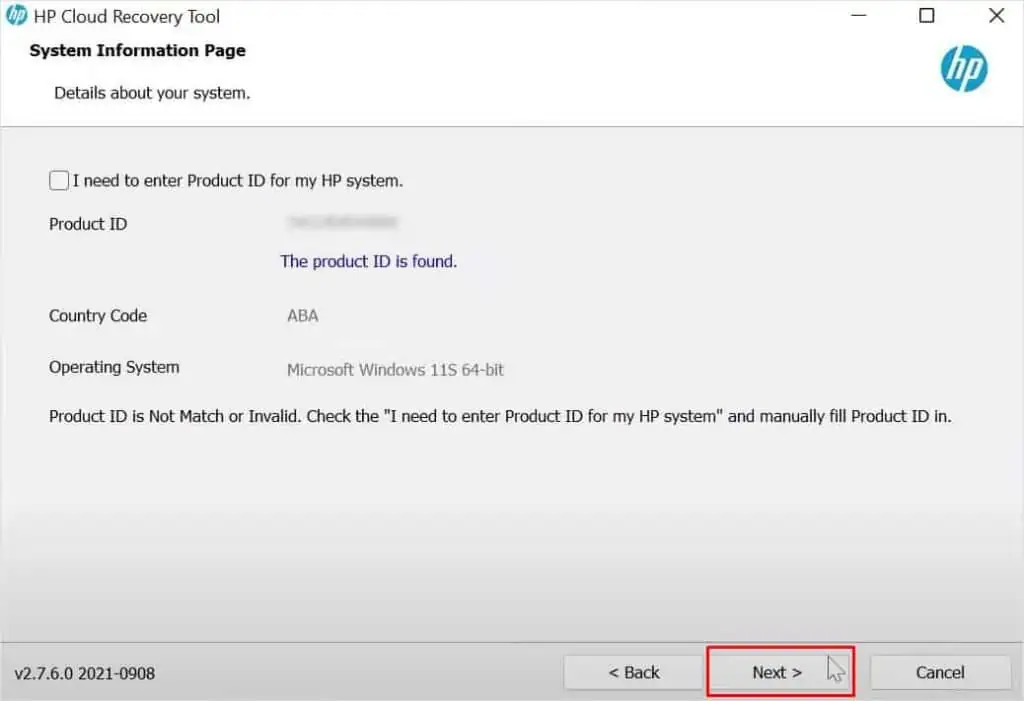 How to Factory Reset HP Laptop 8 add-product-id-hp-laptop-reset-1024x701
