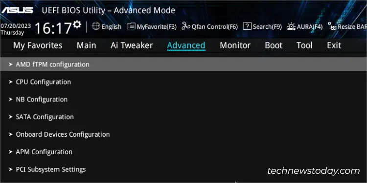 amd-ftpm-configuration