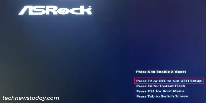 asrock-manufacturer-logo-screen-press-f2-or-Del-to-run-uefi-setup-2