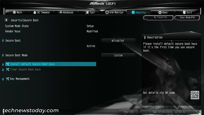 How to Enable or Disable Secure Boot on ASRock Motherboard 9 asrock-uefi-secure-boot-mode-custom-install-default-secure-boot-keys