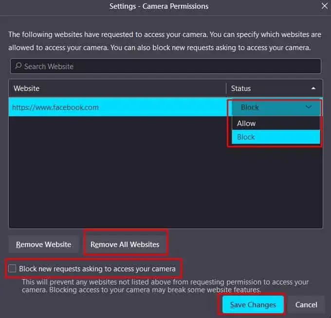 block-camera-access-firefox