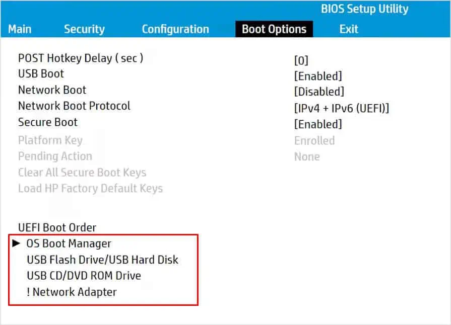 How to Factory Reset HP Laptop 11 change-boot-order-factory-reset-hp-laptop-1