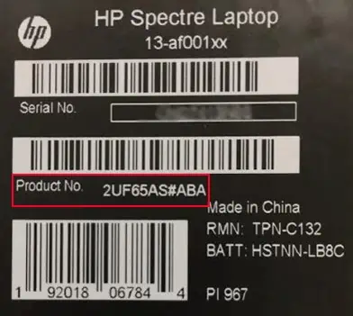 How to Factory Reset HP Laptop 9 check-product-id-hp-laptop